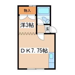 パークサイドＡの物件間取画像